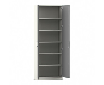 Flexeo® Drehtüren Schrank 6 Fächer = 6 Ordnerhöhen