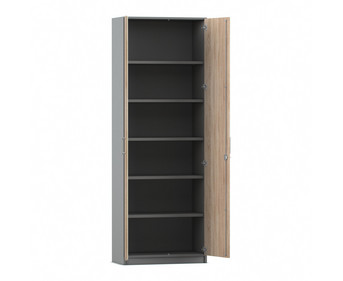 Flexeo® Drehtüren Schrank 6 Fächer = 6 Ordnerhöhen