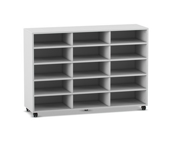 Flexeo® Regal 3 Reihen 15 Fächer