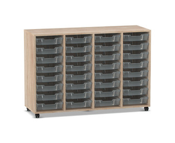 Flexeo® Regal PRO 4 Reihen 32 Boxen Gr S