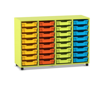 Flexeo® Regal PRO 4 Reihen 32 Boxen Gr S