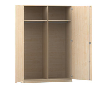 Flexeo® Garderobenschrank mit beidseitiger Garderobe