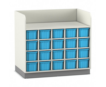 Flexeo® Wickelkommode mit 20 großen Boxen