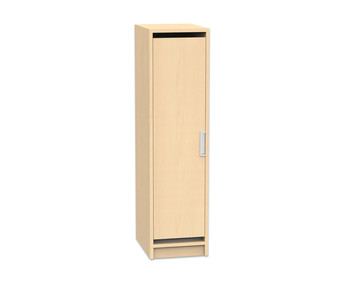 Flexeo® Garderobenschrank Armadio 1 Tür mit Fachboden Höhe 130 4 cm