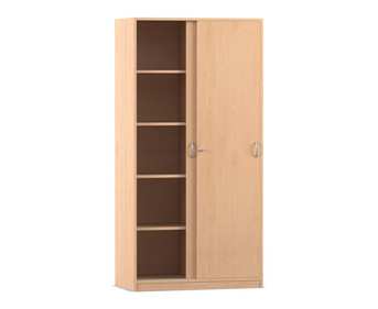 Flexeo® Schiebetürenschrank 10 Fächer 2 Türen Breite 94 4 cm