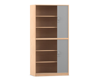 Flexeo® Rollladenschrank 6 Fächer 2 Türen