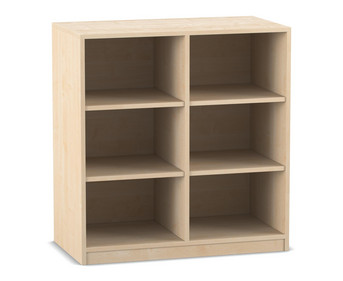 Flexeo® Regal 2 Reihen 6 Fächer H x B: 99 1 x 94 4 cm