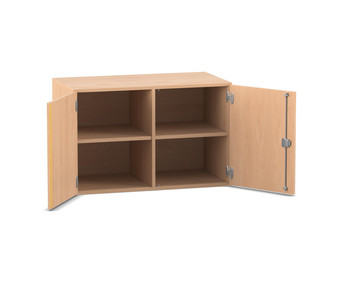 Flexeo® Aufsatzschrank 4 Fächer 2 Türen Breite 94 4 cm