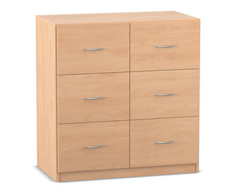 Flexeo® Schrank 6 große Schubladen Breite 94 4 cm