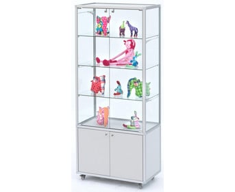 Schrank Vitrine mit Unterschrank