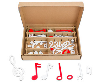 Betzold Musik Magnetischer Notensatz weiß/rot