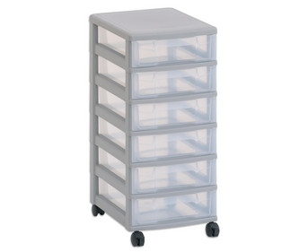 Flexeo® Rollcontainer 6 kleine Boxen