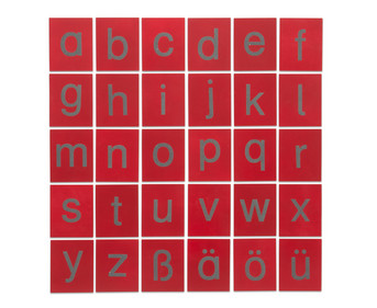 Betzold Fühl und Tastplatten Groß und Kleinbuchstaben