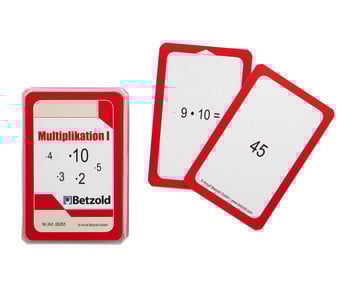 Betzold Multiplikation Karten für den magischen Zylinder