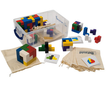 Betzold Buntes Soma Würfel Set 12 tlg