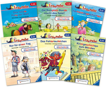 Ravensburger Leserabe Lesestufe 1 und 2 Set mit allen 10 Bänden