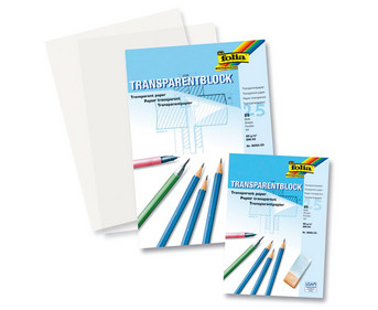 Transparentblock 80 g/m² in 2 Größen
