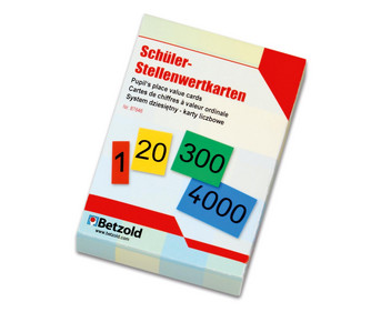 Betzold Stellenwertkarten aus Karton