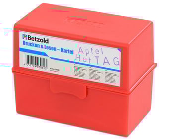 Betzold Arbeitskarten Drucken & Lesen