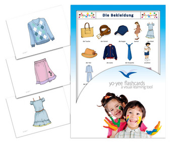 Bildkarten Bekleidung