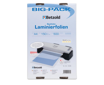 Betzold Laminierfolien DIN A4 150 mic glänzend 500 Stück