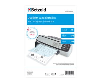 Betzold Laminierfolien DIN A3 100 Stück