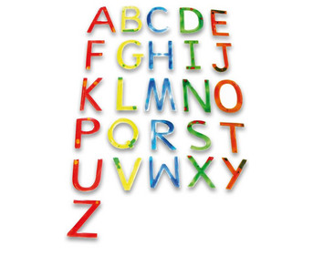 Flüssigkeitsbuchstaben 26 teilig