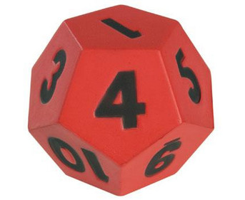 Betzold Teamwürfel mit Zahlen 1 12