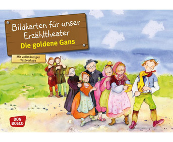 Die goldene Gans Kamishibai Bildkartenset