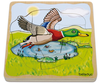 beleduc Lagenpuzzle Ente