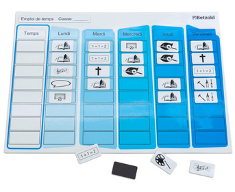 Betzold Immerwährender Stundenplan magnetisch