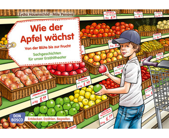 Wie der Apfel wächst Kamishibai Bildkartenset