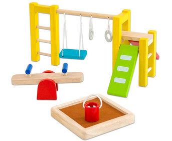 PLANTOYS Puppenhausmöbel Spielplatz