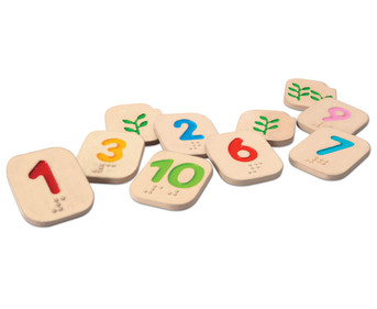 PLANTOYS Braille Zahlen 1 10