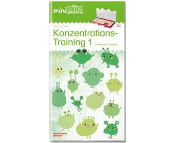 miniLÜK Konzentrationstraining 1: für Vor und Grundschulkinder