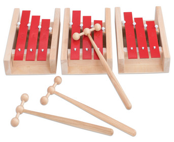 Betzold Musik Dreiklang Glockenspiel Set Sopran