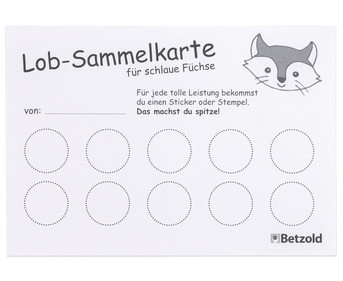 Betzold Lob Sammelblock DIN A6 90 Blatt