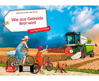 Kamishibai Bildkarten Wie aus Getreide Brot wird