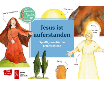 Jesus ist auferstanden Spielfiguren für die Erzählschiene