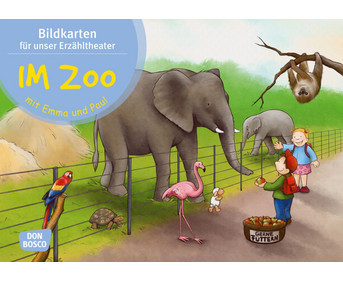 Im Zoo mit Emma und Paul Kamishibai Bildkartenset