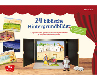 24 biblische Hintergrundbilder Kamishibai Bildkartenset
