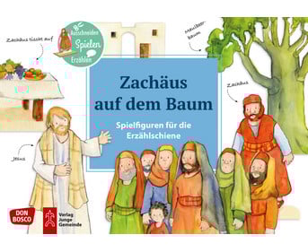 Zachäus auf dem Baum Spielfiguren für die Erzählschiene