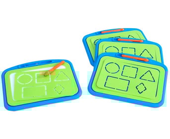 Prickel Tafeln Set mit 4 Tafeln und 4 Prickelstiften
