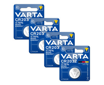 VARTA Knopfzelle CR2032 4 Stück