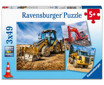 Ravensburger Puzzle Baufahrzeuge im Einsatz 3er Set