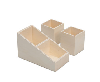 Stifte Organizer aus Holz 3er Set