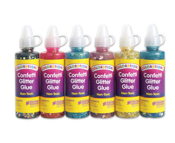 Konfetti Glitter Kleber 6 x 118 ml