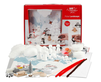 Foam Clay® Bastel Set Polarlandschaft