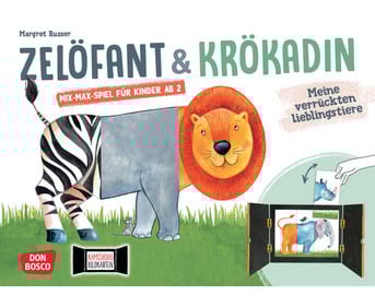 Zelöfant und Krökadin Kamishibai Bildkartenspiel