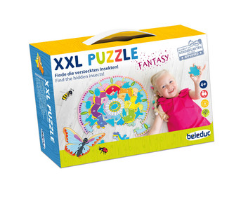 beleduc XXL Puzzle Fantasy Insekten